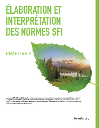 ÉLABORATION ET INTERPRÉTATION DES NORMES SFI