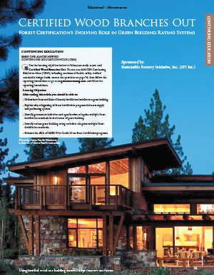 Certified Wood Branches Out- Continuing Education Unit PDF