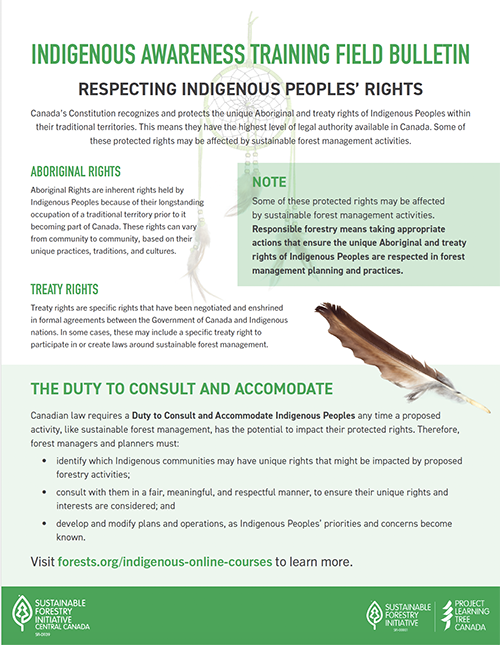 Indigenous Awareness Training: Respecting Indigenous Peoples' Rights