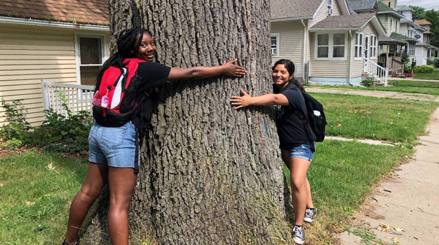 High school students map the future of forests at MSU