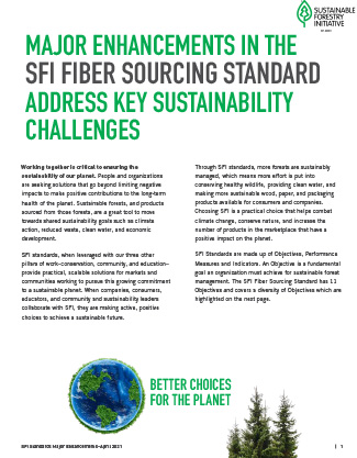 Major Enhancements in the SFI Fiber Sourcing Standard