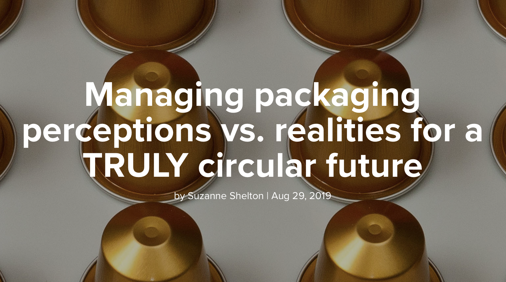 Managing Packaging Perceptions