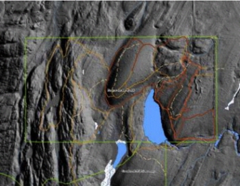 LiDAR topography image