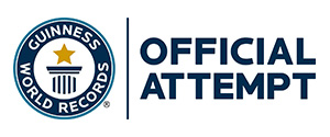 Guinness record attempt logo Guinness record attempt logo
